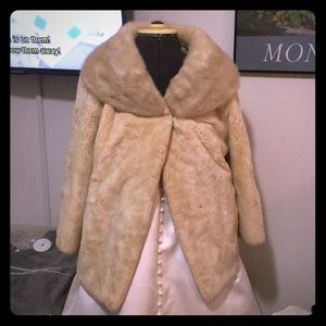 Small real fur jacket